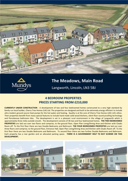 The Meadows, Main Road Langworth, Lincoln, LN3 5BJ