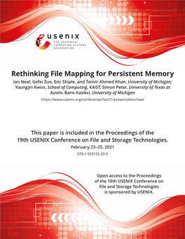 Rethinking File Mapping for Persistent Memory
