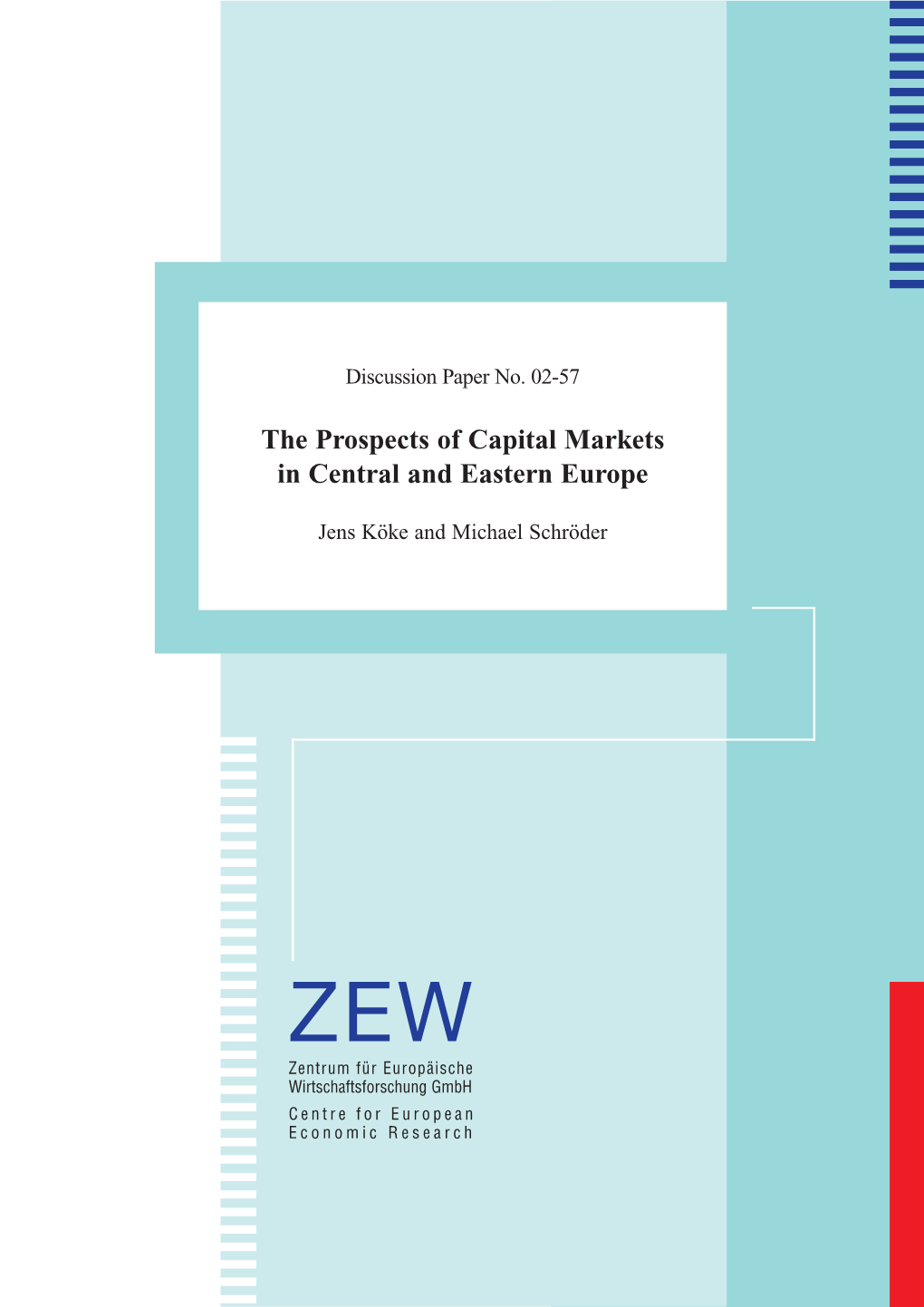 The Prospects of Capital Markets in Central and Eastern Europe