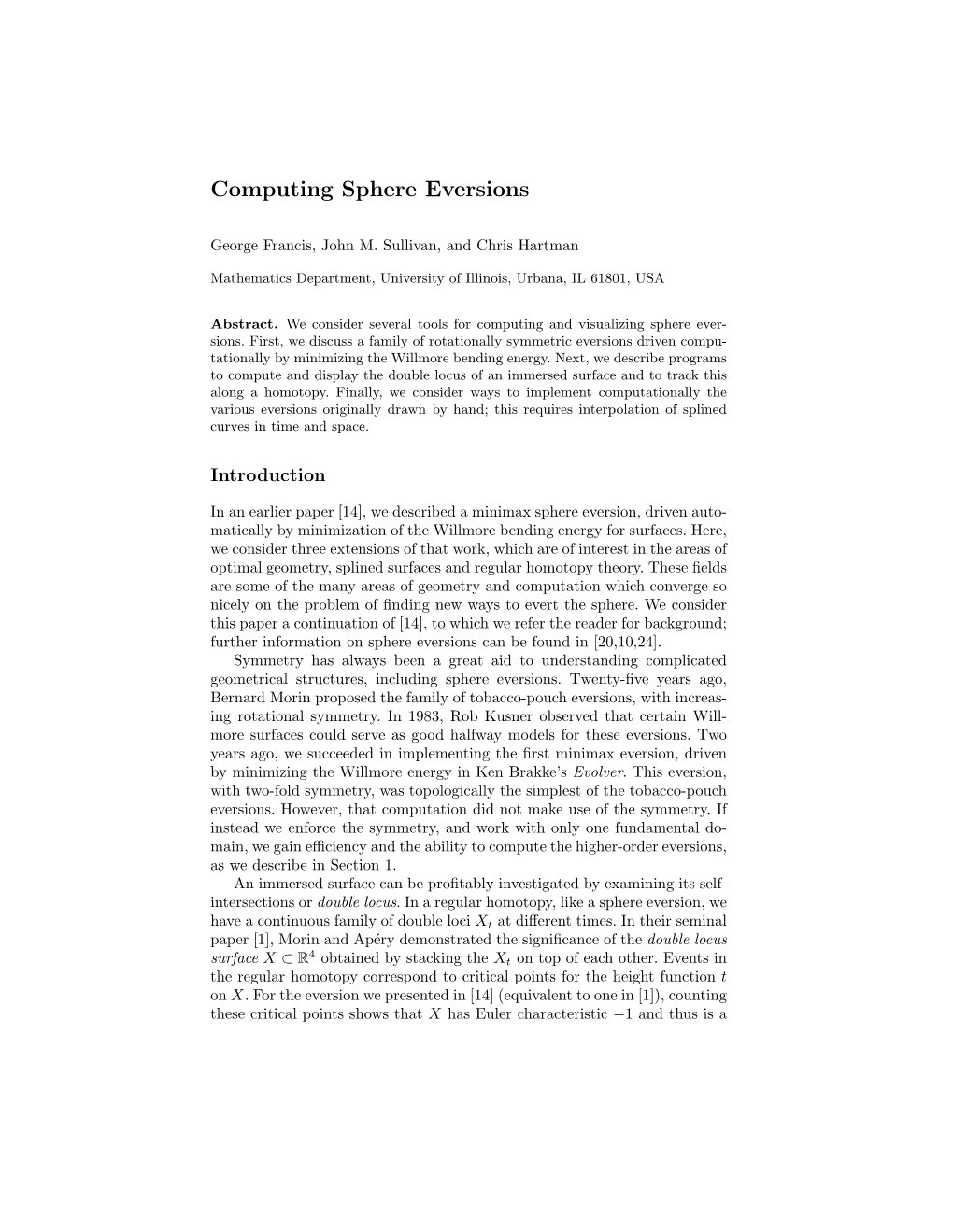 Computing Sphere Eversions