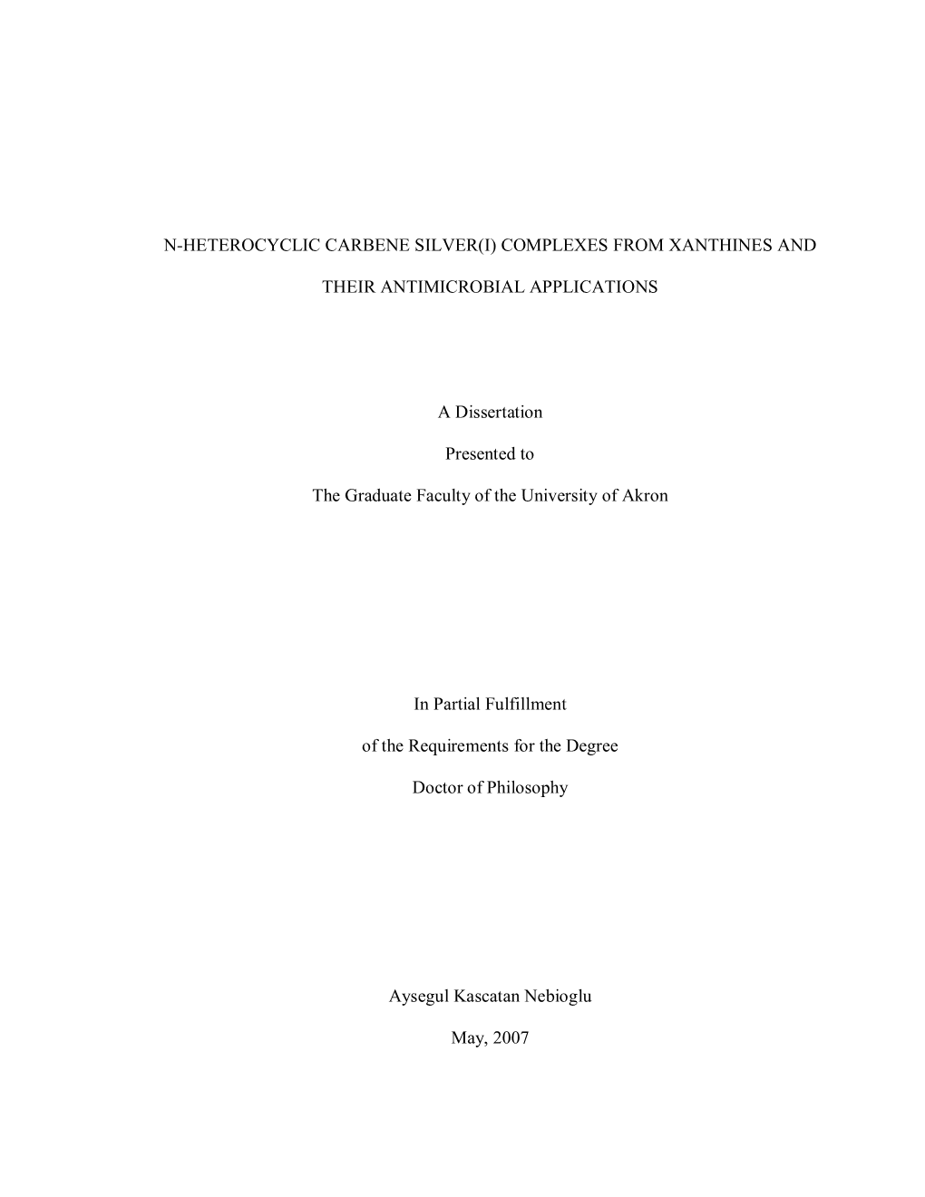 N-Heterocyclic Carbene Silver(I) Complexes from Xanthines And