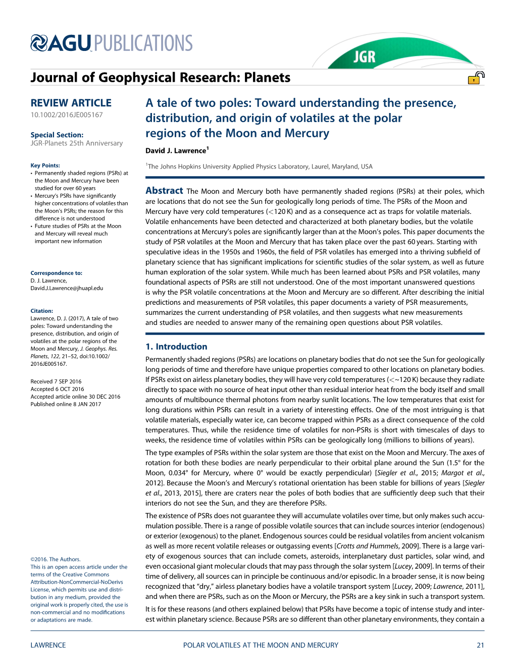 Toward Understanding the Presence, Distribution, and Origin Of