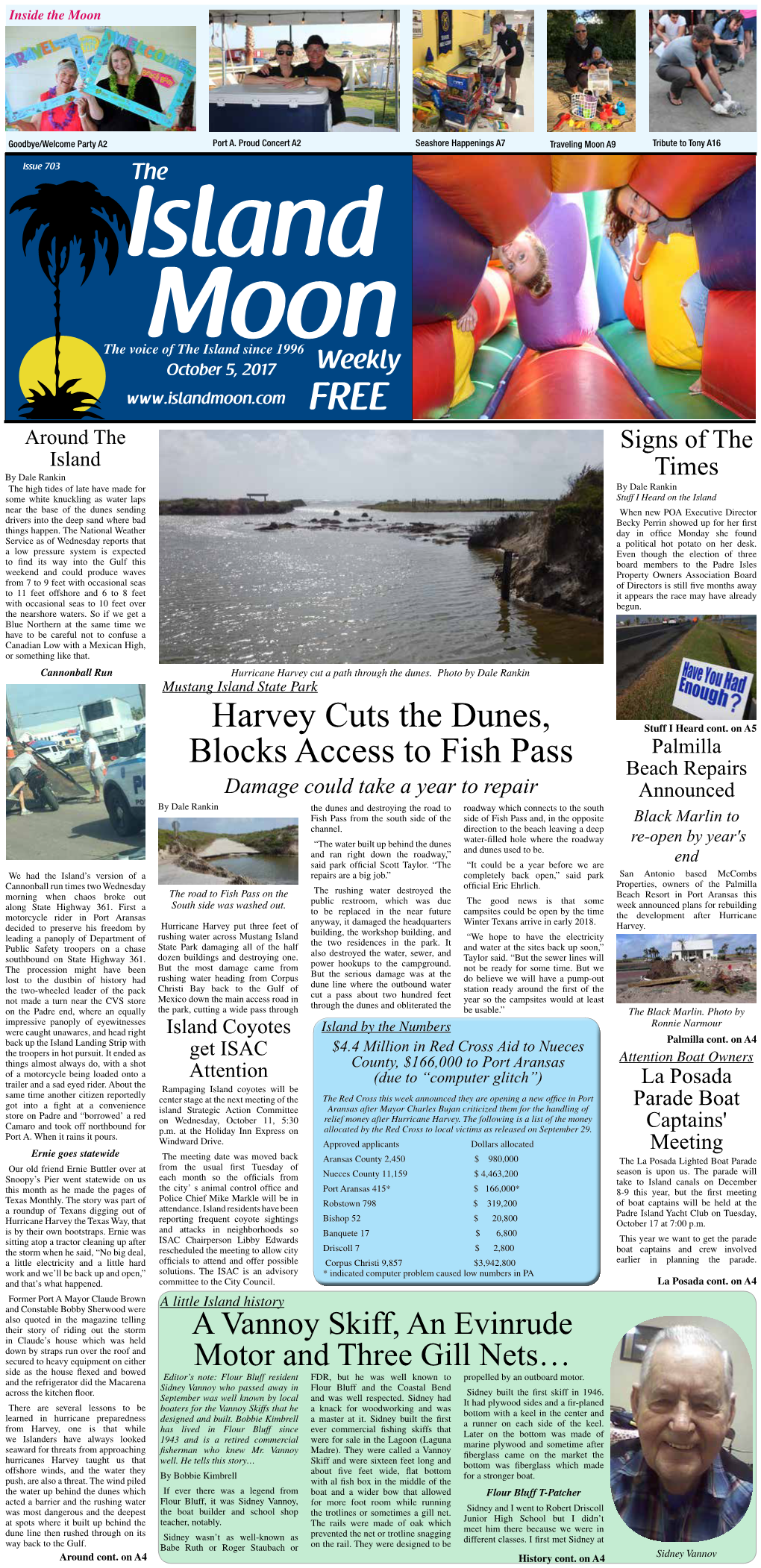 Harvey Cuts the Dunes, Blocks Access to Fish Pass