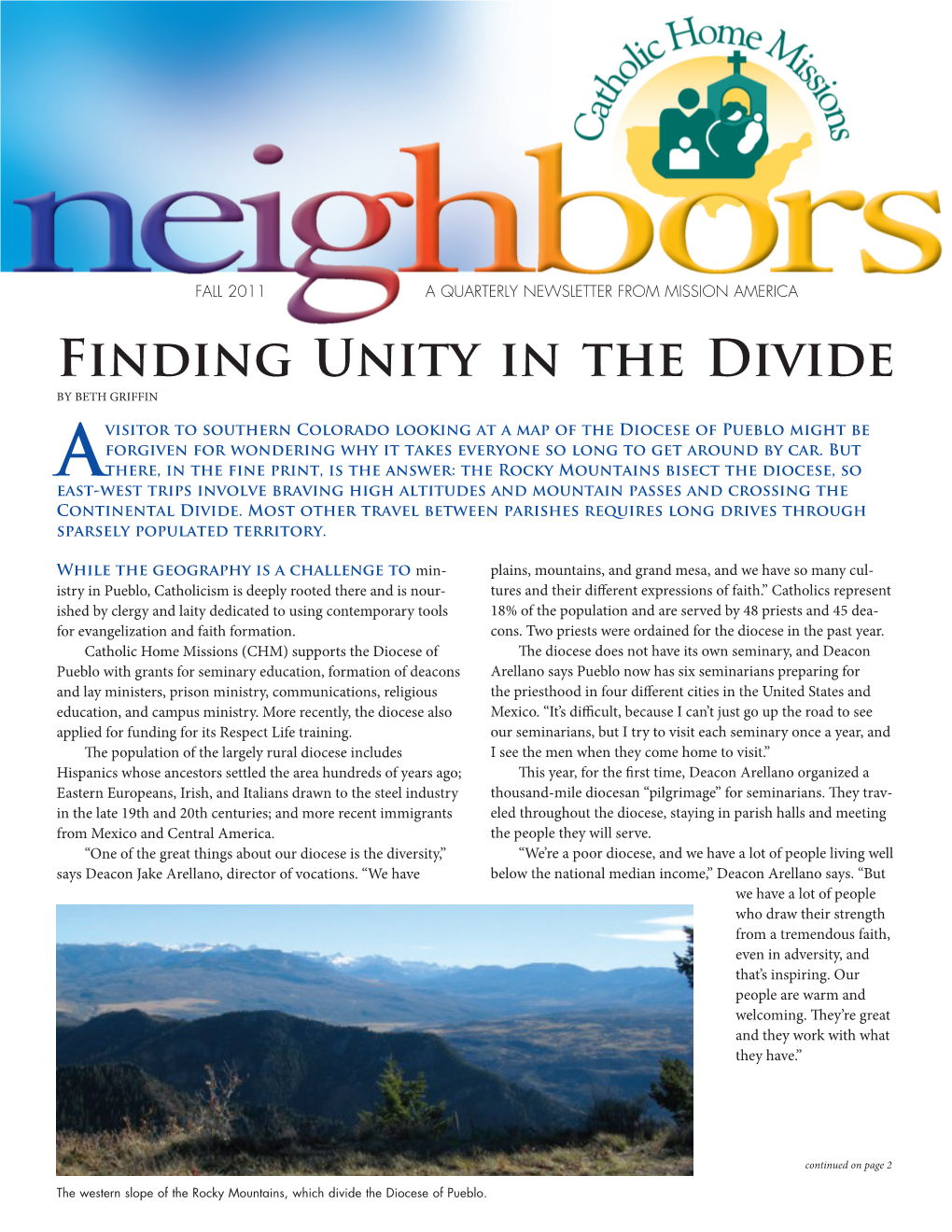 Finding Unity in the Divide by BETH GRIFFIN