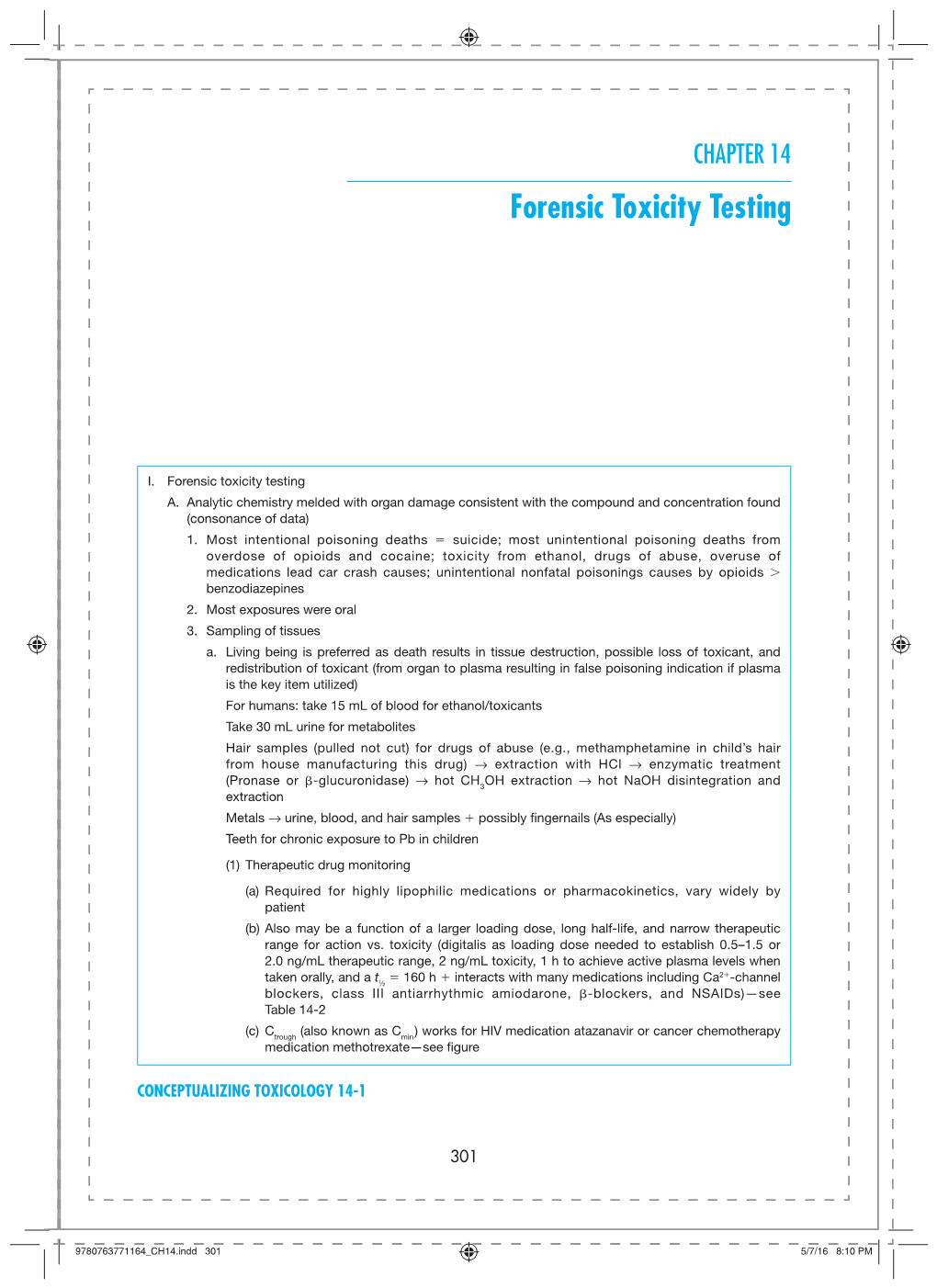 Forensic Toxicity Testing