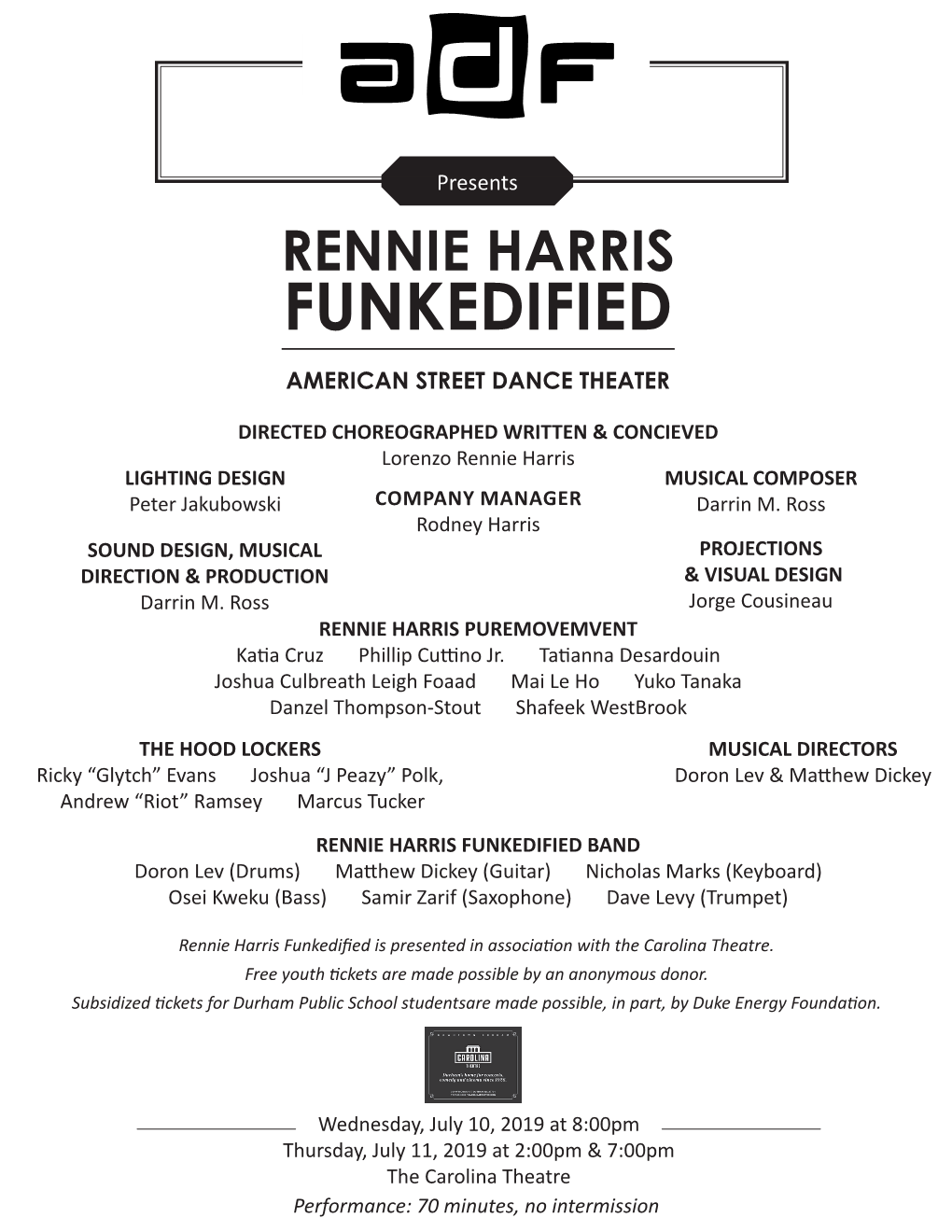 Rennie Harris Funkedified American Street Dance Theater