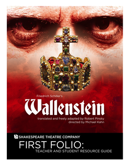 Wallenstein First Folio
