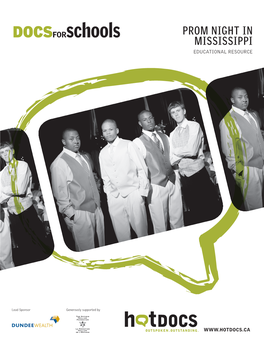 Prom Night in Mississippi Educational Resource