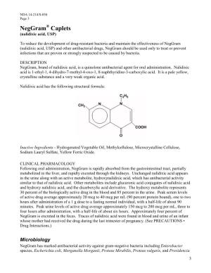 Nalidixic Acid, USP)