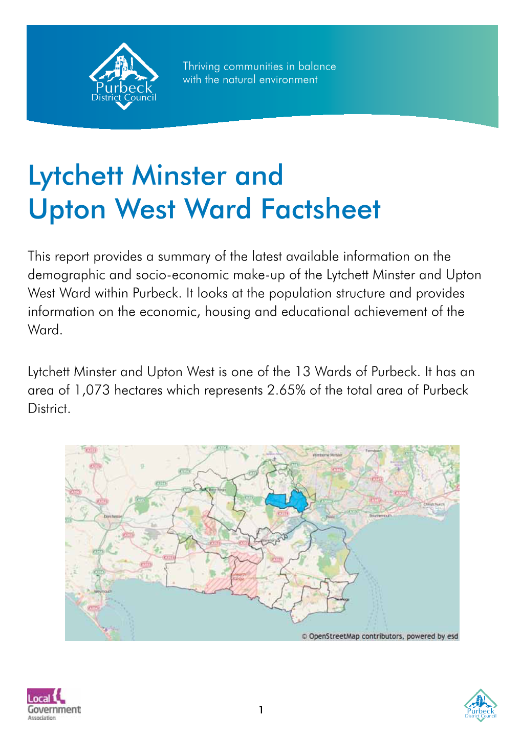 Lytchett Minster and Upton West Ward Factsheet