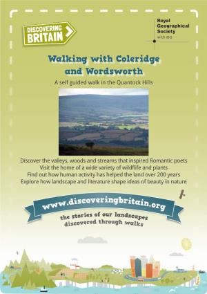 Walking with Coleridge and Wordsworth a Self Guided Walk in the Quantock Hills