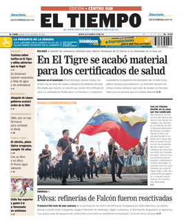 En El Tigre Se Acabó Material Para Los Certificados De Salud