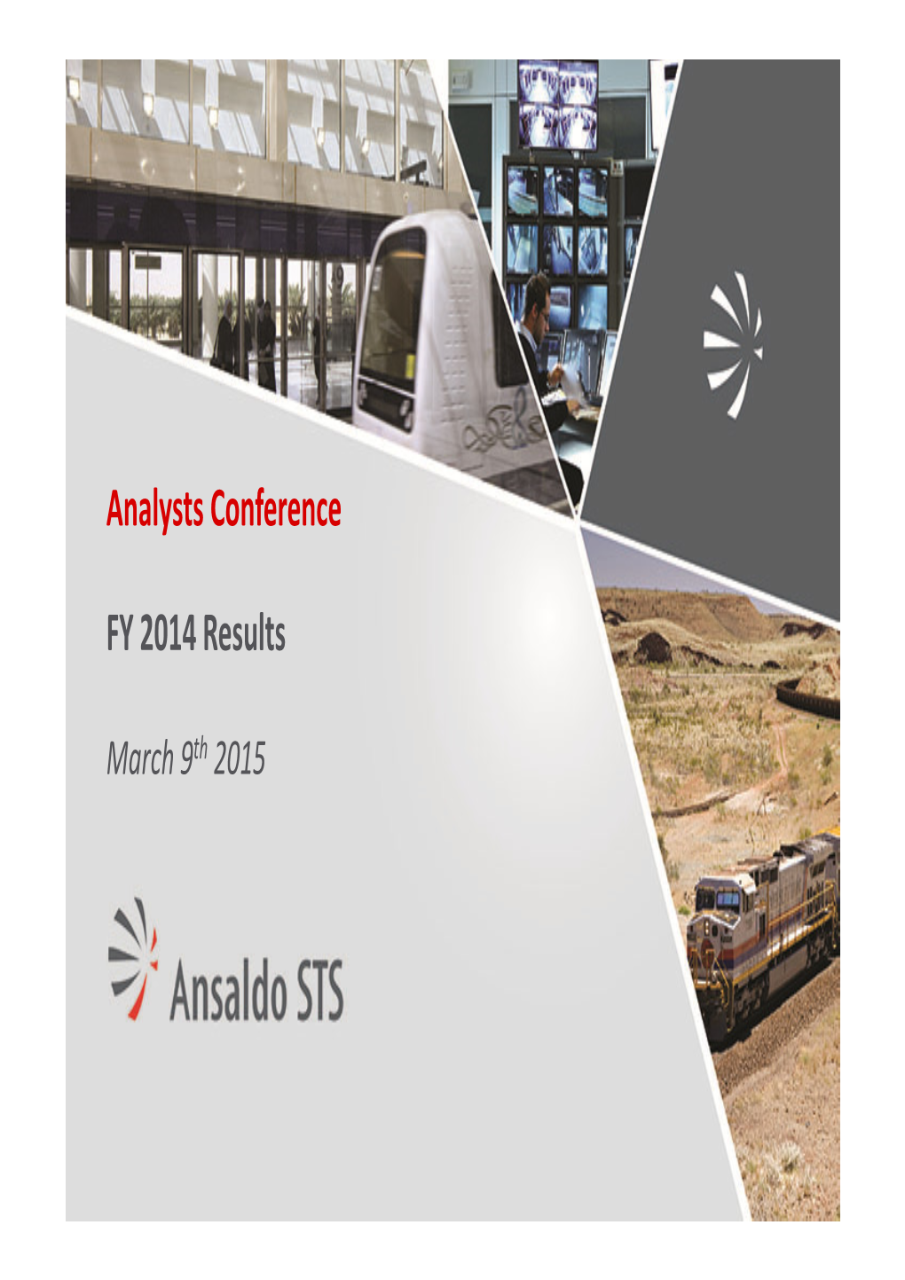 Analysts Conference FY 2014 Results