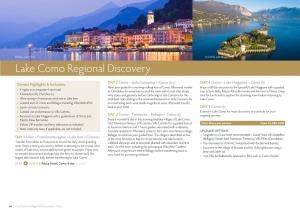 Lake Como Regional Discovery