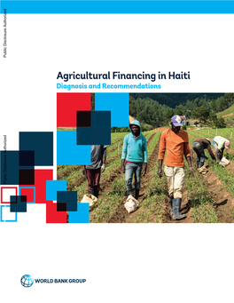 The Agricultural Sector in Haiti