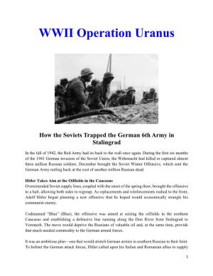 WWII Operation Uranus
