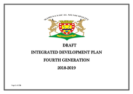 Idp Draft Plan 2018-2019