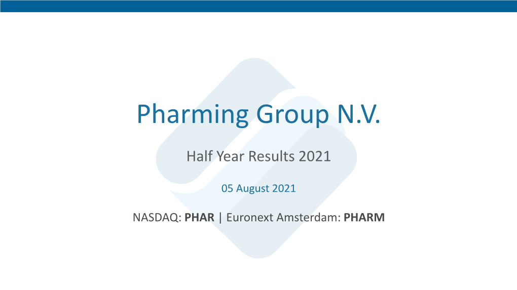 Half Year Results 2021