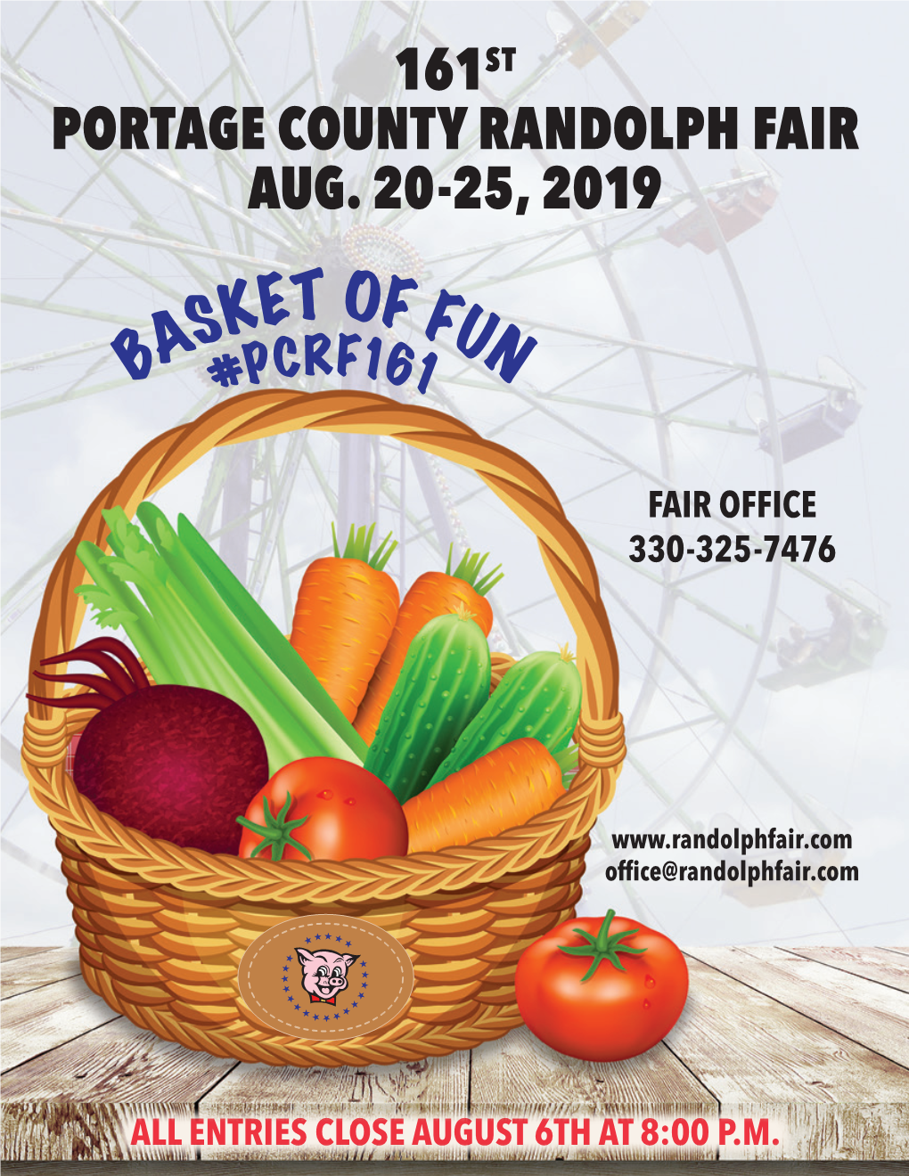 161St Portage County Randolph Fair Aug. 20-25, 2019