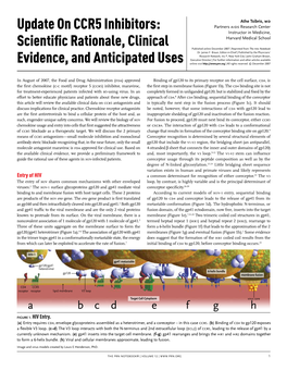 CCR5 Inhibitors And