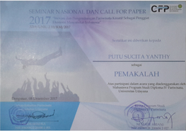 Seminar Nasional Dan Call for Paper 2017