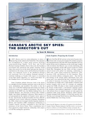 Canada's Arctic Sky Spies: the Director's