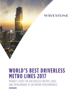 World's Best Driverless Metro Lines 2017