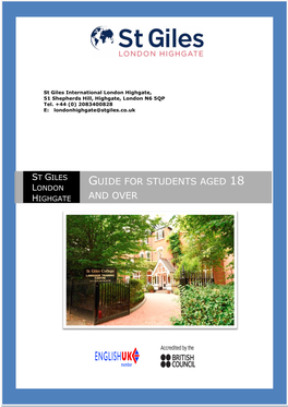 Download Our Student Guide for Over-18S