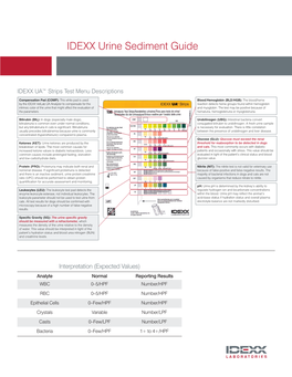 IDEXX Urine Sediment Guide