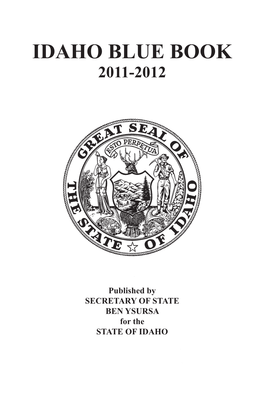 Idaho Blue Book 2011-2012