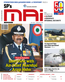 Air Chief Marshal Arup Raha