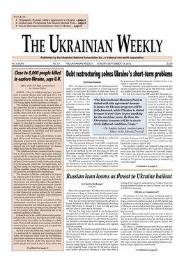 The Ukrainian Weekly, 2015