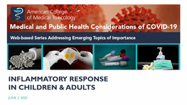 Inflammatory Response in Children & Adults