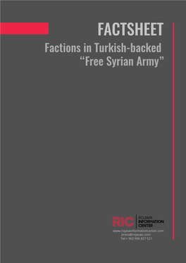 (Turkish -Backed Free Syrian Army)?