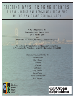 Bridging Bays, Bridging Borders: Global Justice and Community Organizing in the San Francisco Bay Area