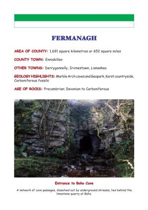 Fermanagh: COUNTY GEOLOGY of IRELAND 1