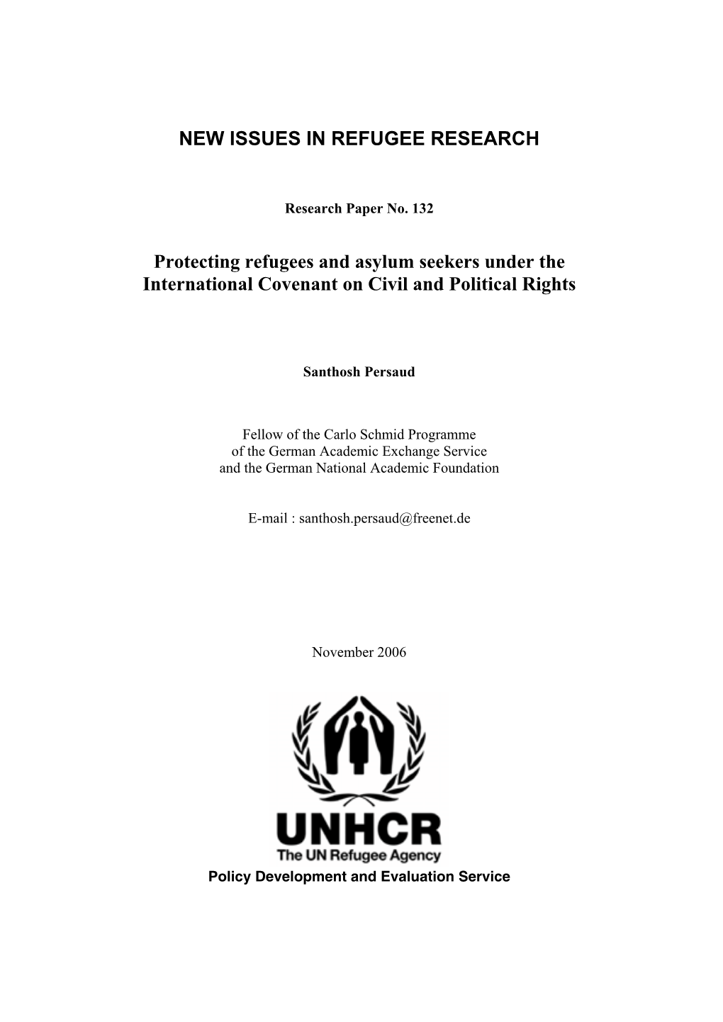 Protecting Refugees and Asylum Seekers Under the International Covenant on Civil and Political Rights