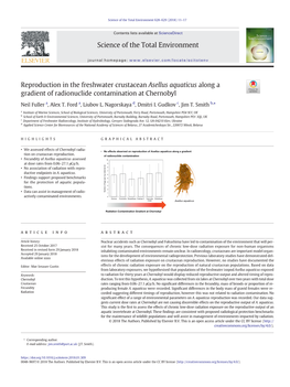 Reproduction in the Freshwater Crustacean Asellus Aquaticus Along a Gradient of Radionuclide Contamination at Chernobyl