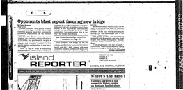 Opponents Blast Report Favoring New Bridge by Caren Herman Tesllmony by So-Called Experts