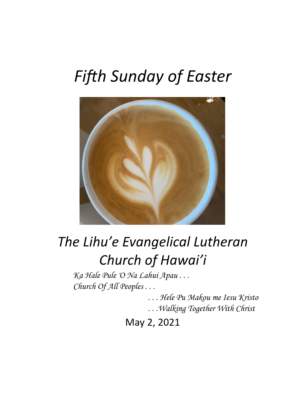 Fifth Sunday of Easter