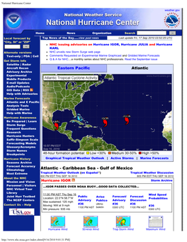 National Hurricane Center