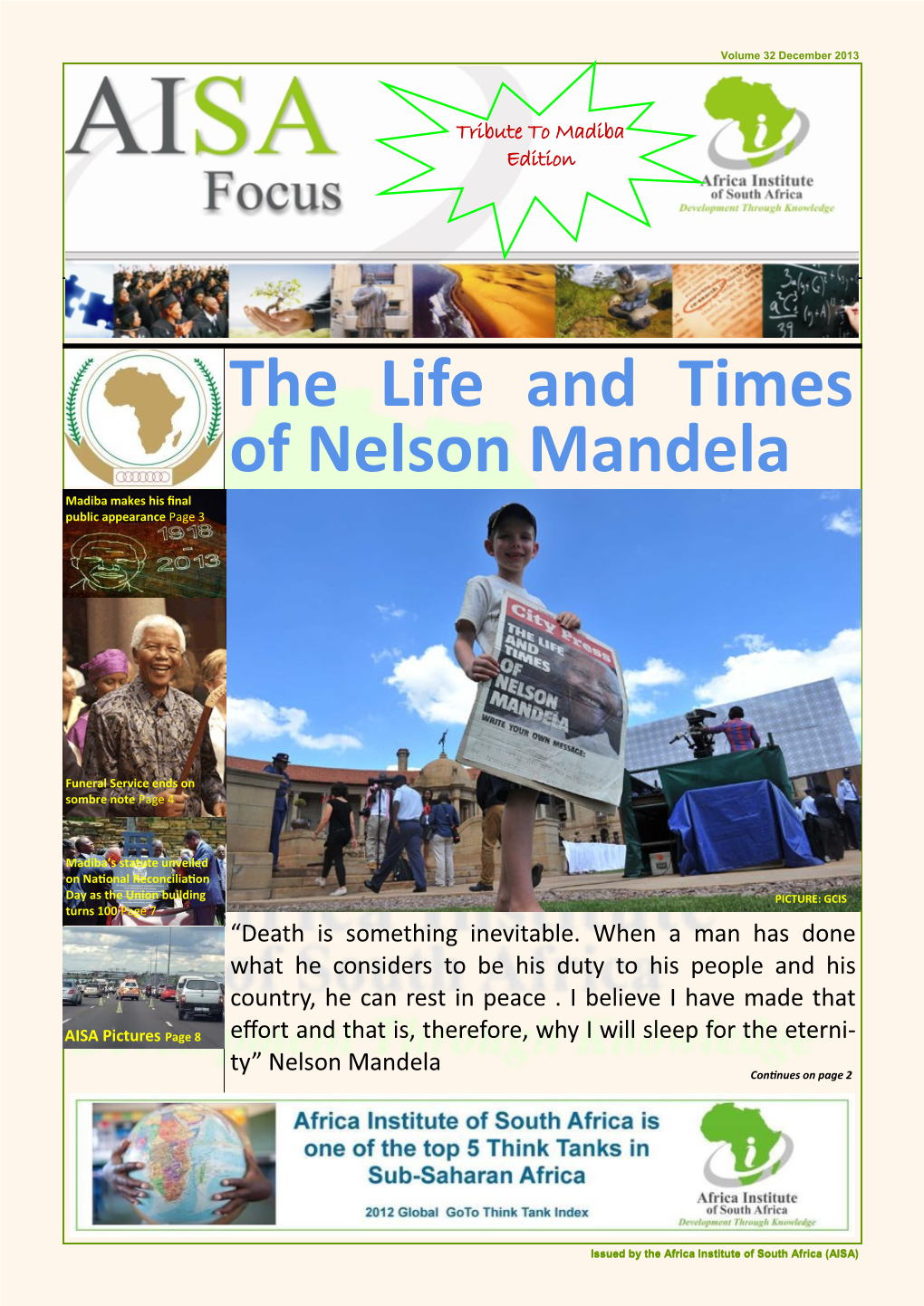 The Life and Times of Nelson Mandela Madiba Makes His Final Public Appearance Page 3