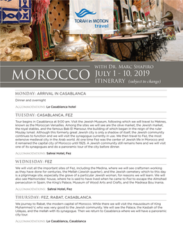 MOROCCO July 1