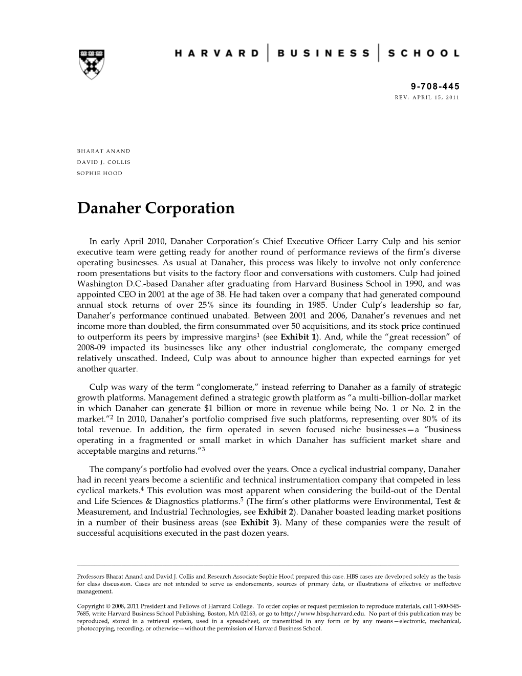 Danaher Corporation