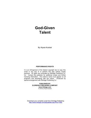 God-Given Talent