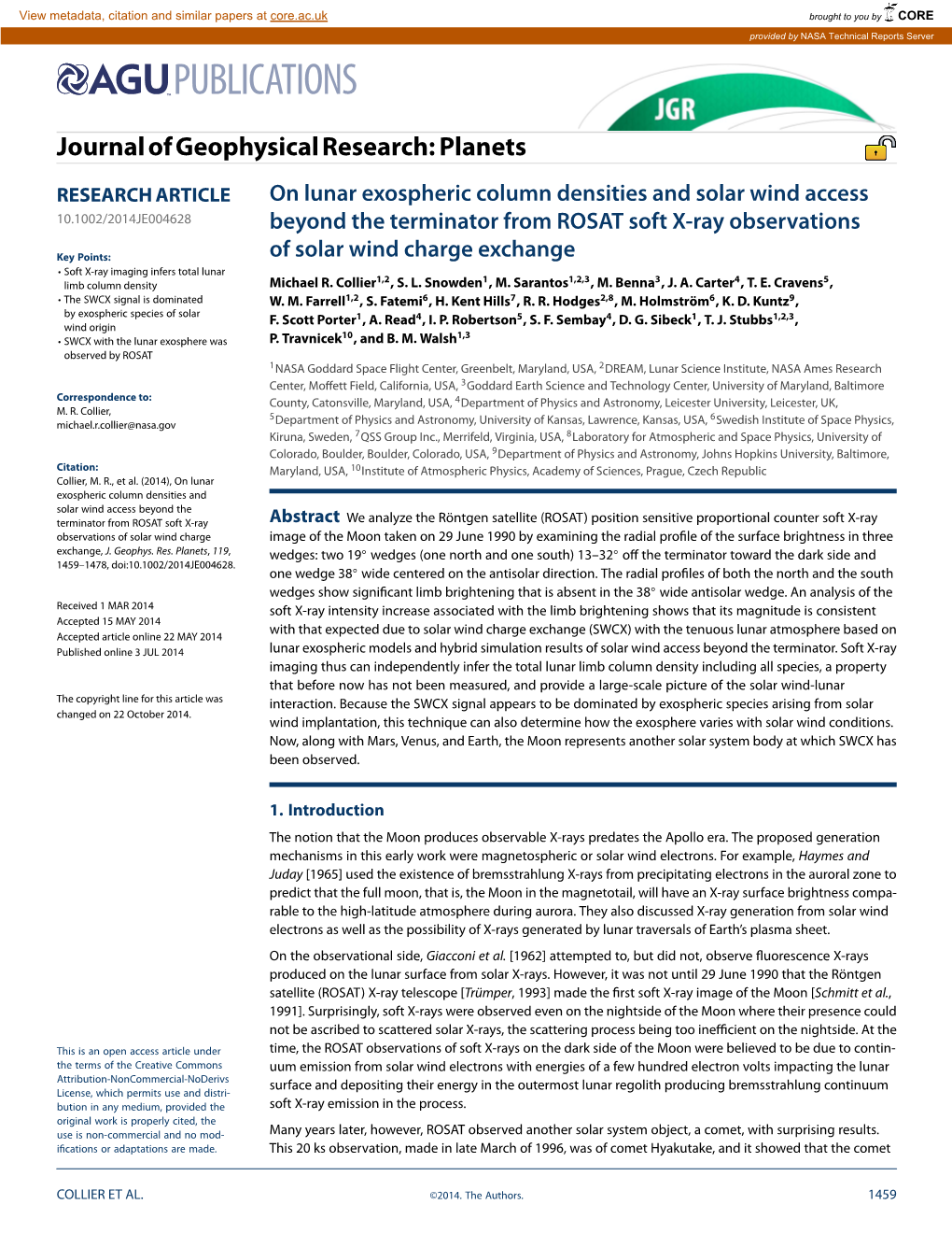 On Lunar Exospheric Column Densities and Solar Wind Access Beyond The