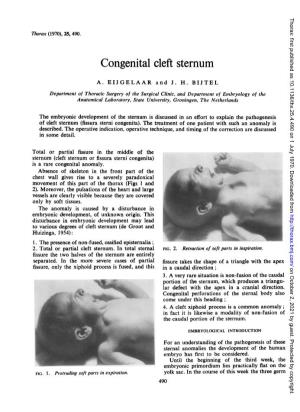 Congenital Cleft Sternum