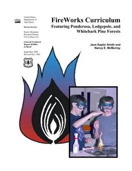 Fireworks Curriculum Featuring Ponderosa, Lodgepole, and Whitebark Pine Forests