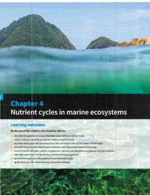 4.2 Nutrient Cycles