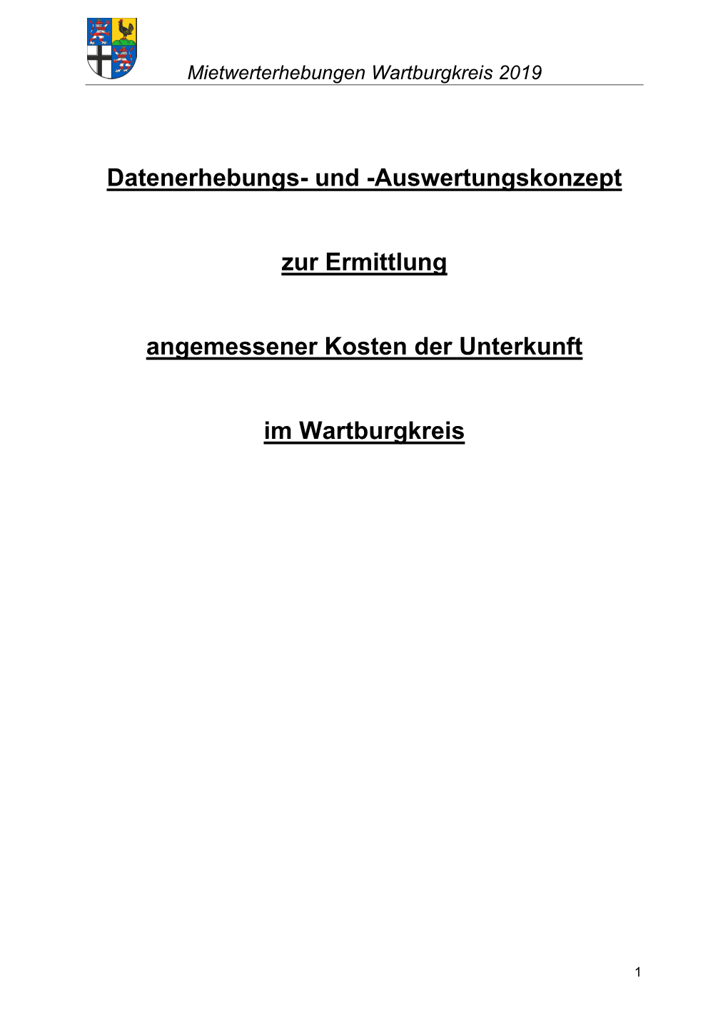 Datenerhebungs- Und -Auswertungskonzept Zur